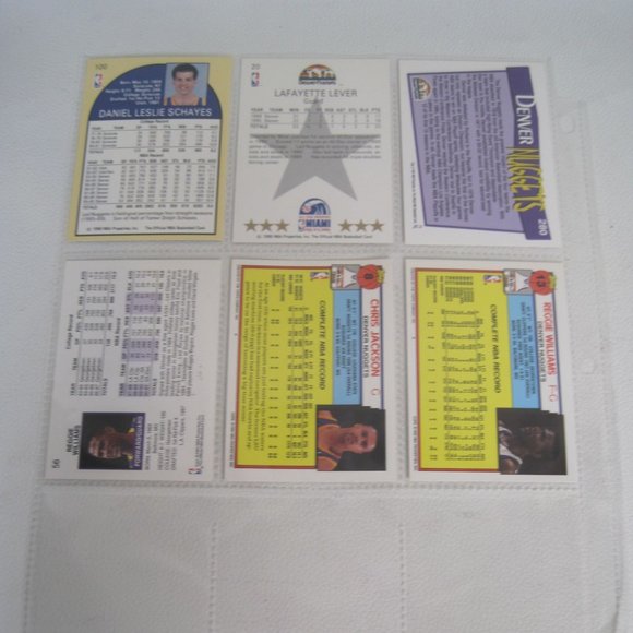 Lot of 6 Denver Nuggets NBA Player Cards - Picture 2 of 6